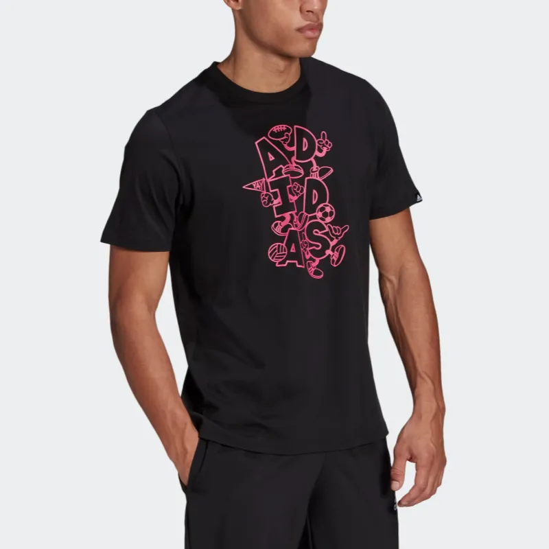 Adidas x POLO T-Shirt Men's Black-3