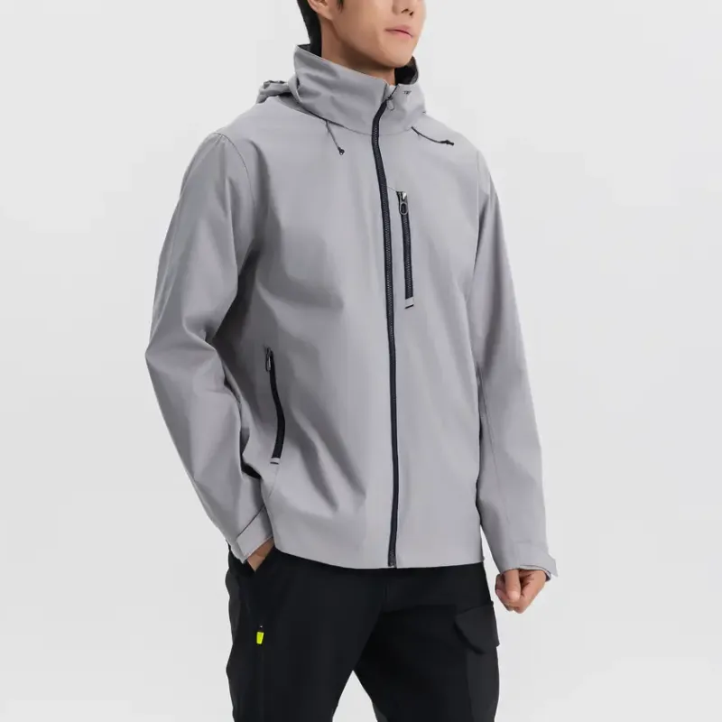 DECATHLON Jackets Coats Men's Silver Gray-7