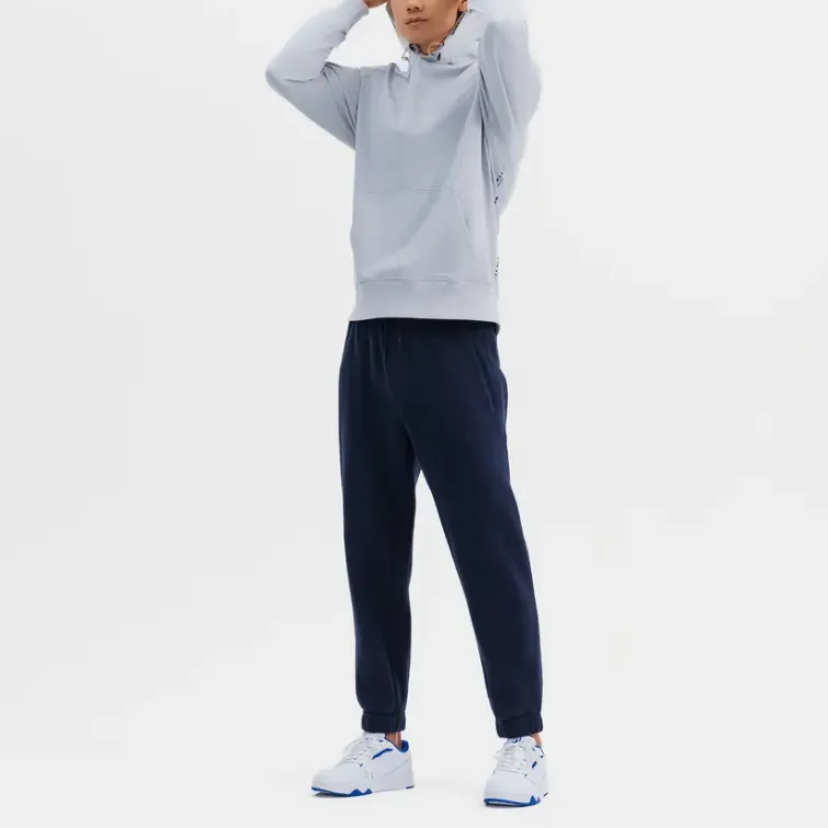 DECATHLON Knitted Sports Pants Men's Blue Black-4