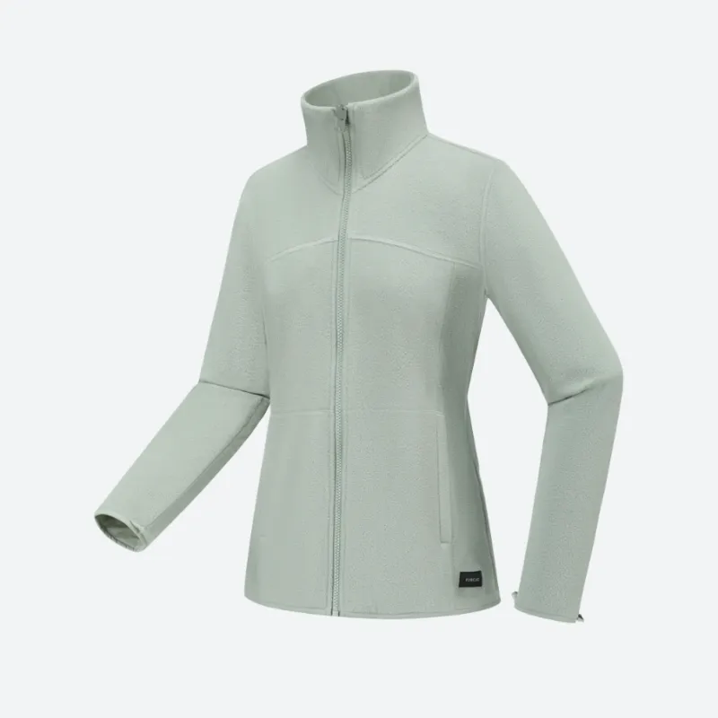 DECATHLON SH100 FORCLAZ TRAVEL Jackets & Coats Women's Pale Green/Dark Smoke Gray-2