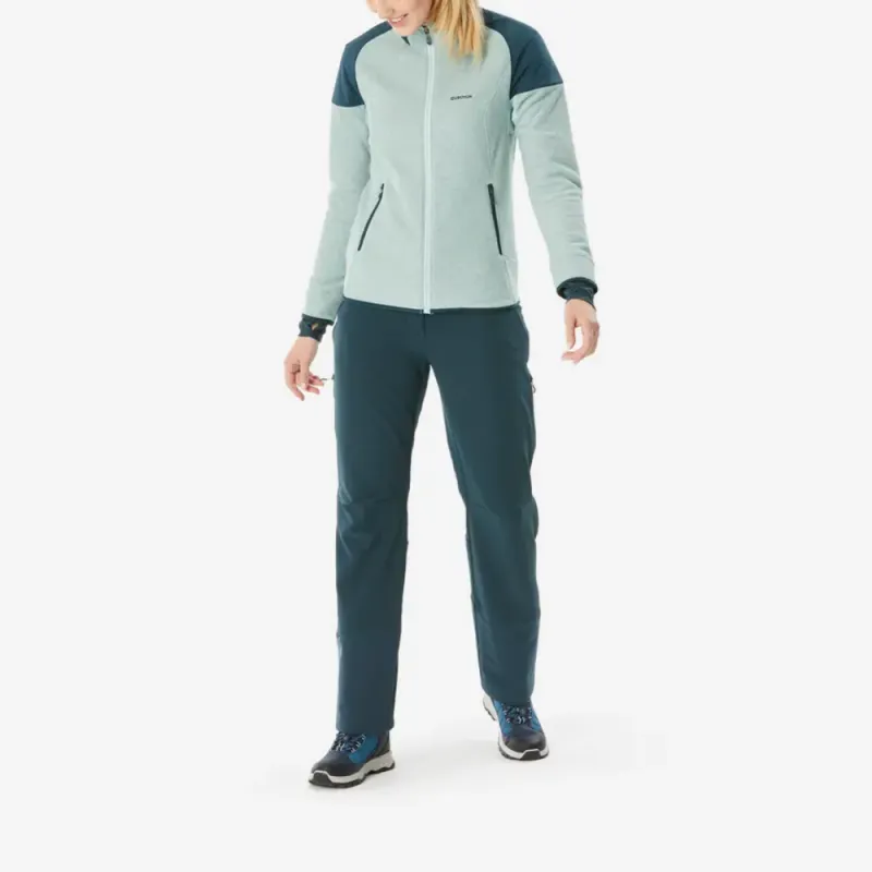 DECATHLON SH500 Jackets Coats Women's Green/Deep Sea Turquoise-1