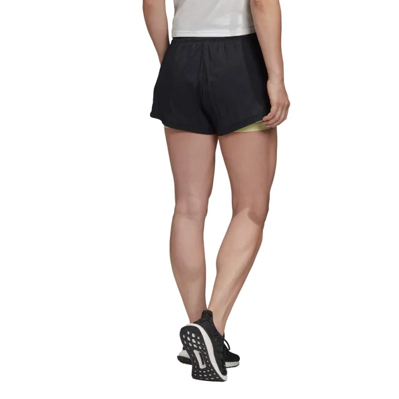 Adidas Casual Shorts Women's Black/Matamata-4