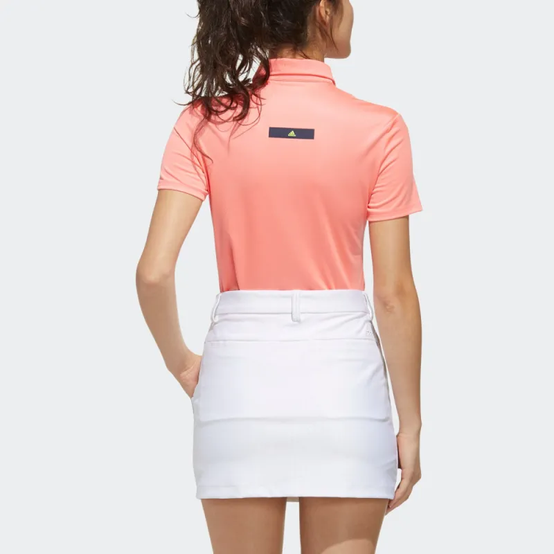 Adidas CREATORS/S Polo Shirt Women's Shimmery Red-3