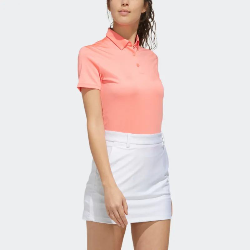 Adidas CREATORS/S Polo Shirt Women's Shimmery Red-5