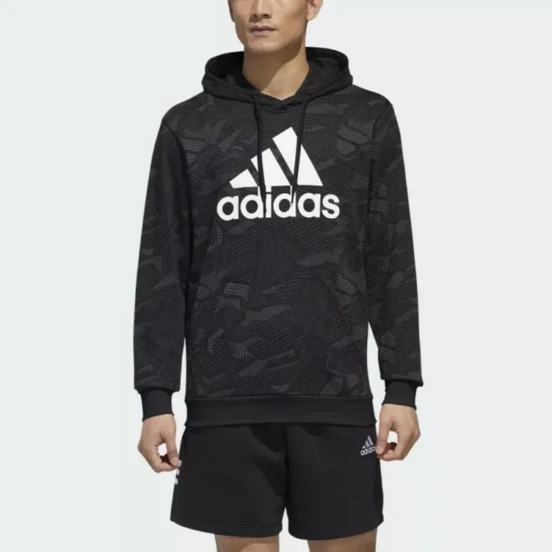 Adidas ESSENTIALS Sweatshirt Men's Black/White-2