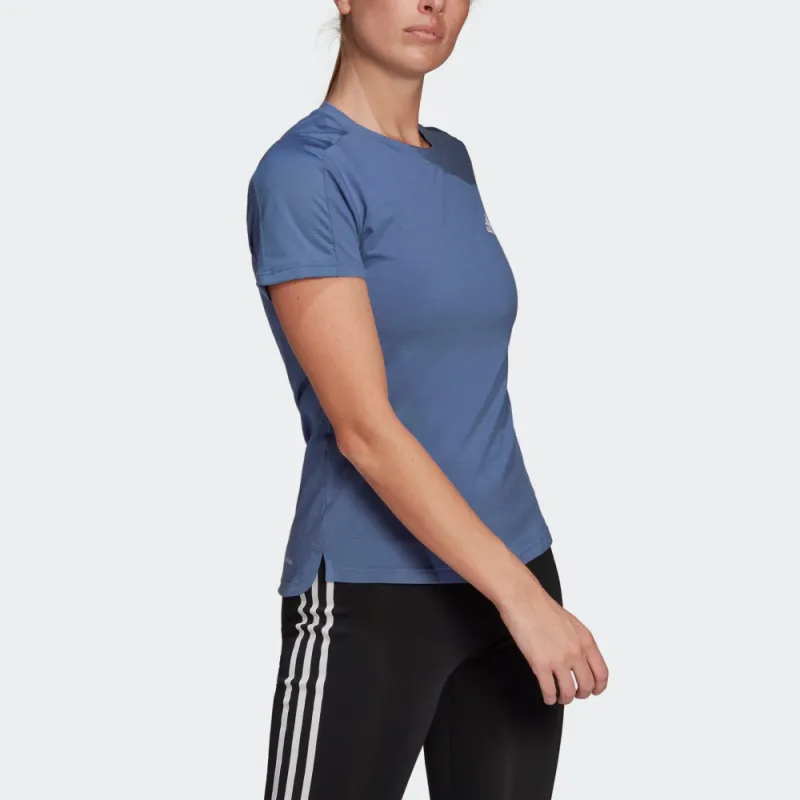 Adidas T Shirt Women's Dark Blue/White-3