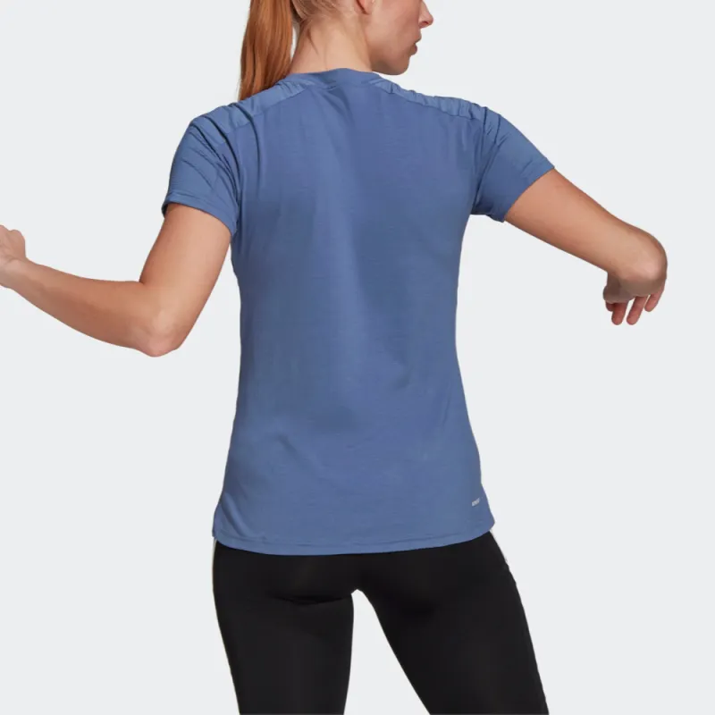 Adidas T Shirt Women's Dark Blue/White-2