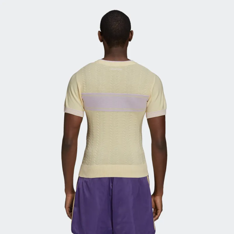 Adidas Originals x WALES BONNER T Shirt Unisex Bright Sun Yellow-3