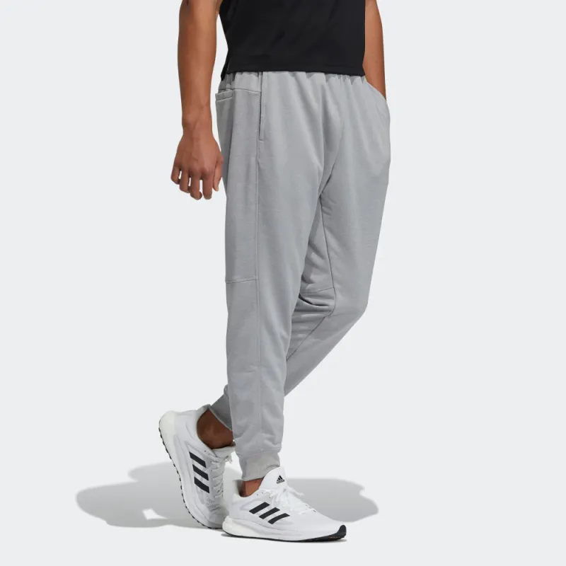 Adidas AEROREADY Casual Pants Men's Medium Heather Gray-3