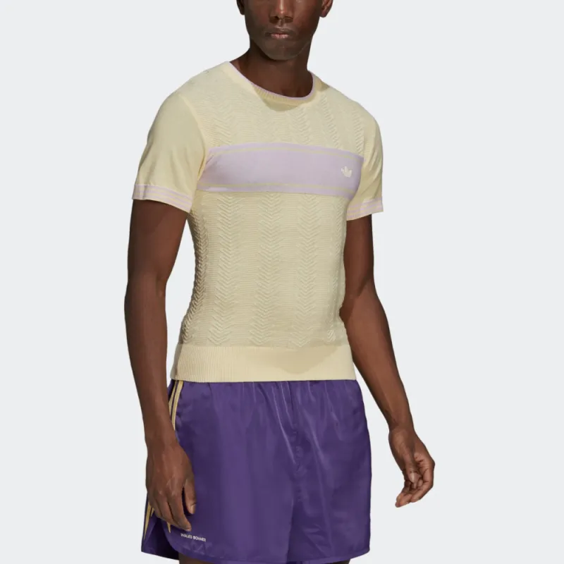 Adidas Originals x WALES BONNER T Shirt Unisex Bright Sun Yellow-4