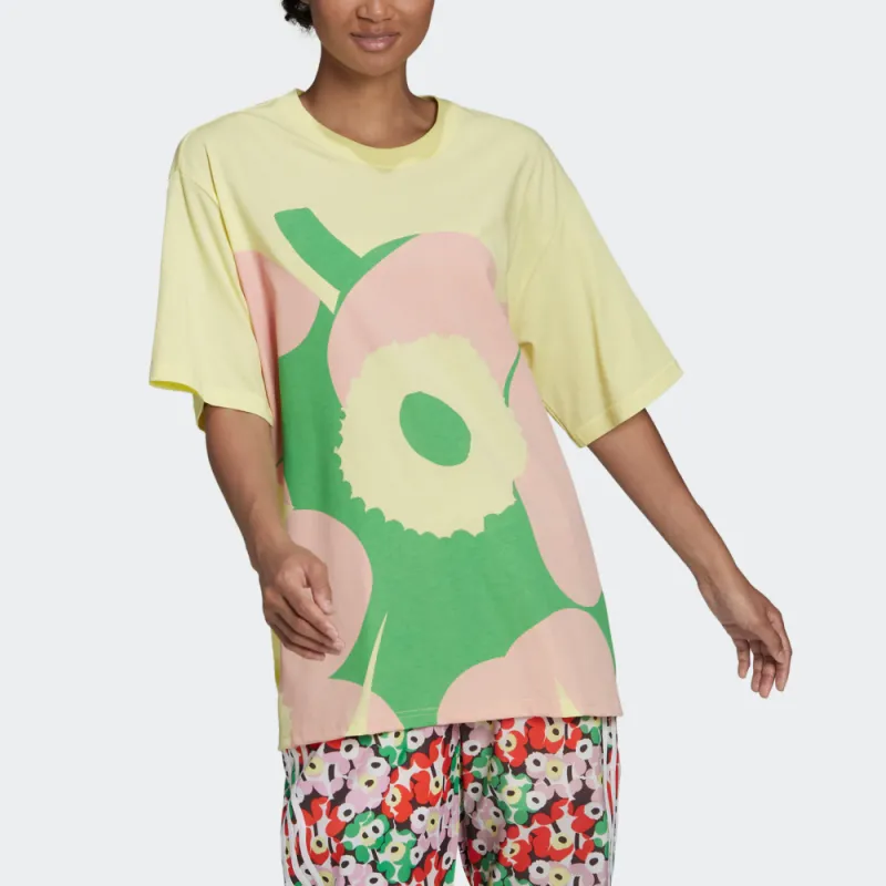 Adidas x Marimekko T Shirt Women's Pearl Lemon-2