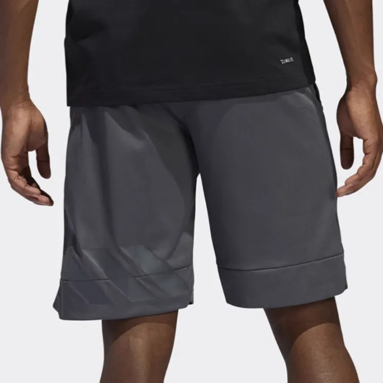 Adidas Basketball Shorts Men's Light Gray-2