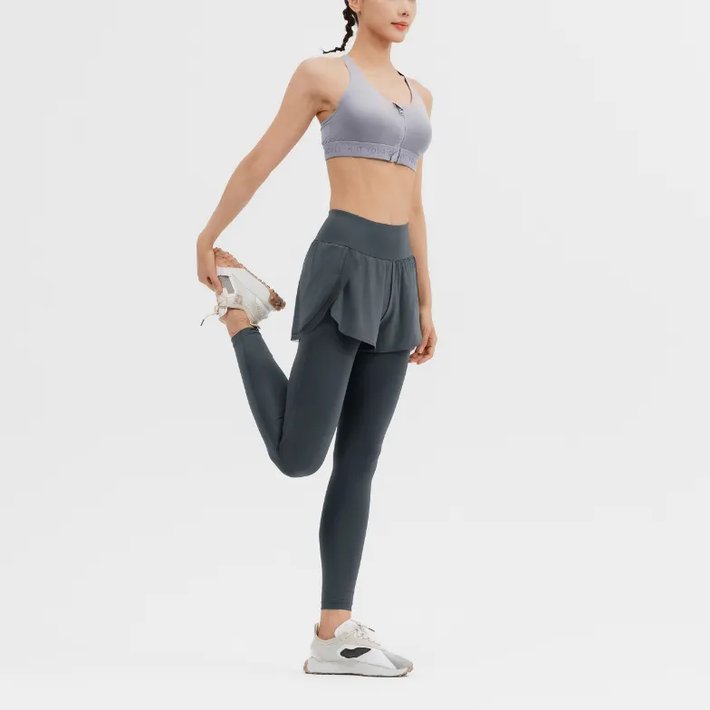 DECATHLON Athletic Trousers Women's Carbon Gray-3