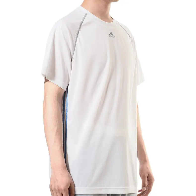 Adidas T Shirts Men White-4