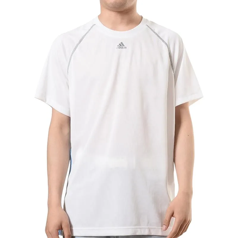 Adidas T Shirts Men White-2