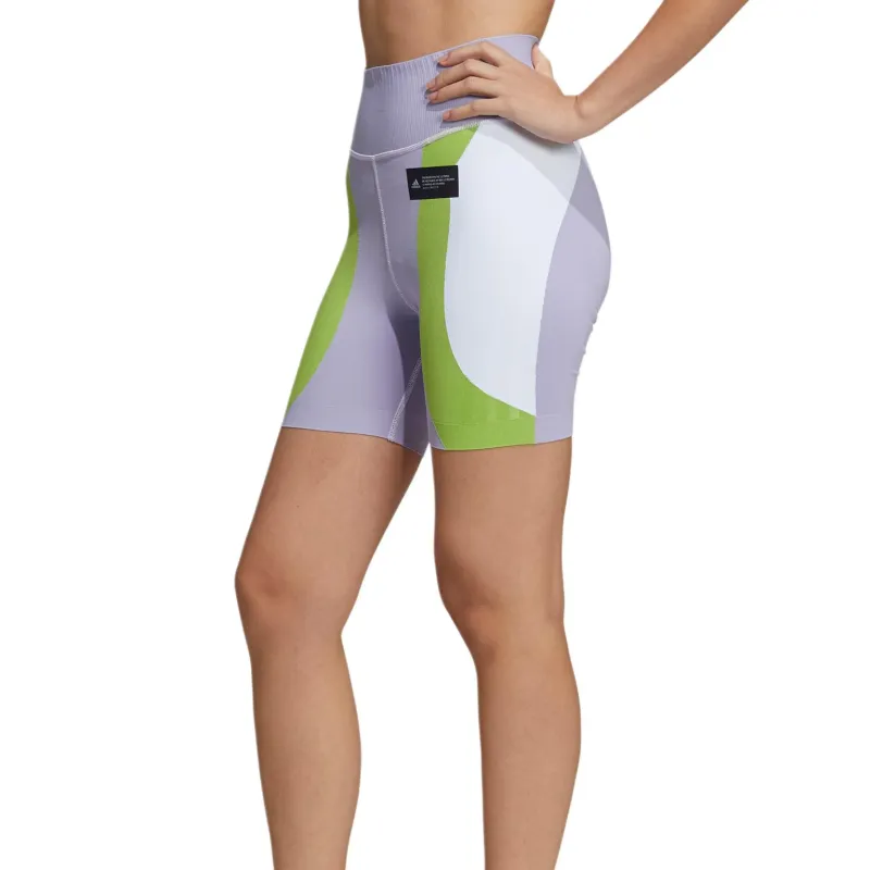 Adidas Primeknit Sports Shorts Women's Light Purple-4