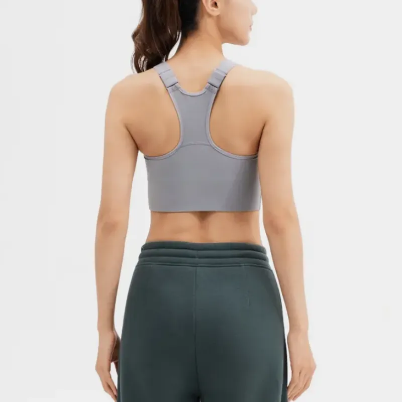 DECATHLON DOMYOS Bra Women's Gray-2