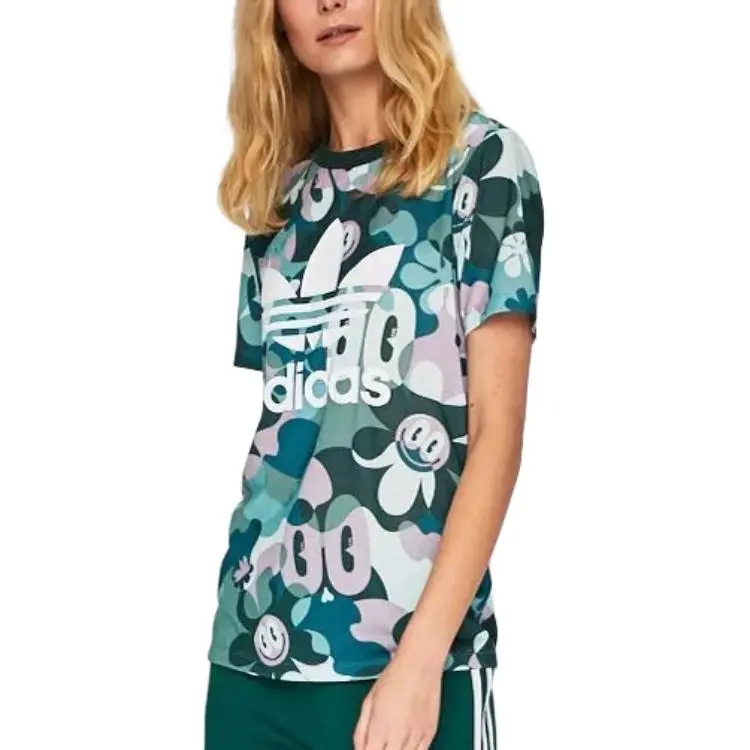 Adidas Originals T Shirt Women's Green-5