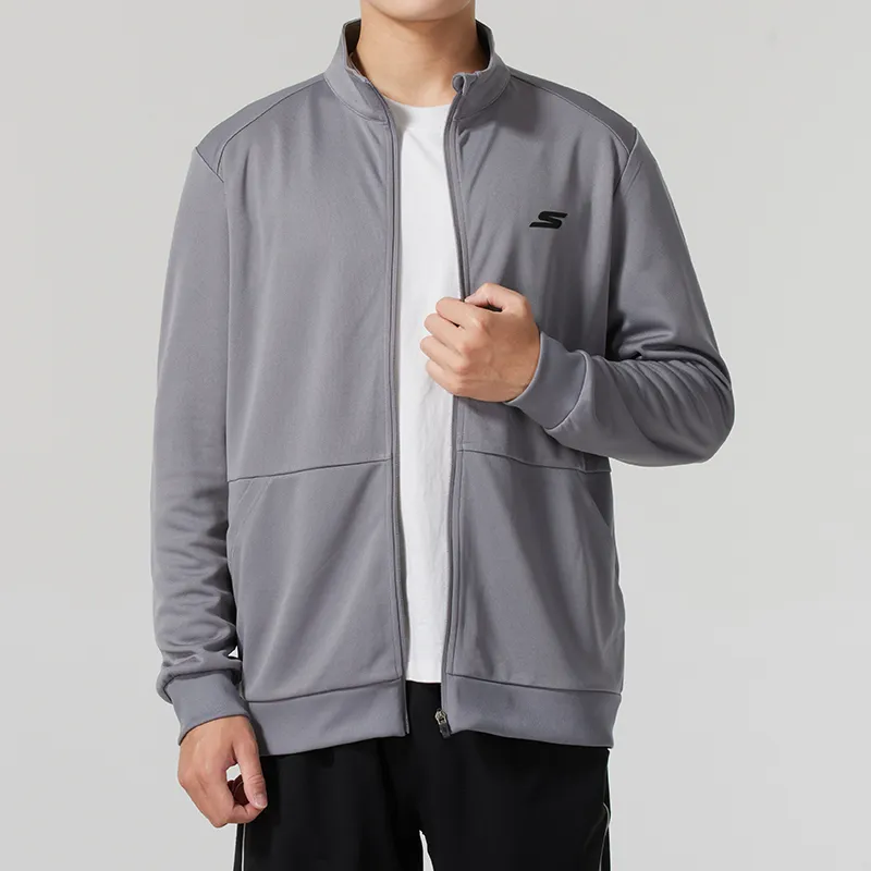 Skechers Sports Life Collection Jackets Coats Men's Gray-3