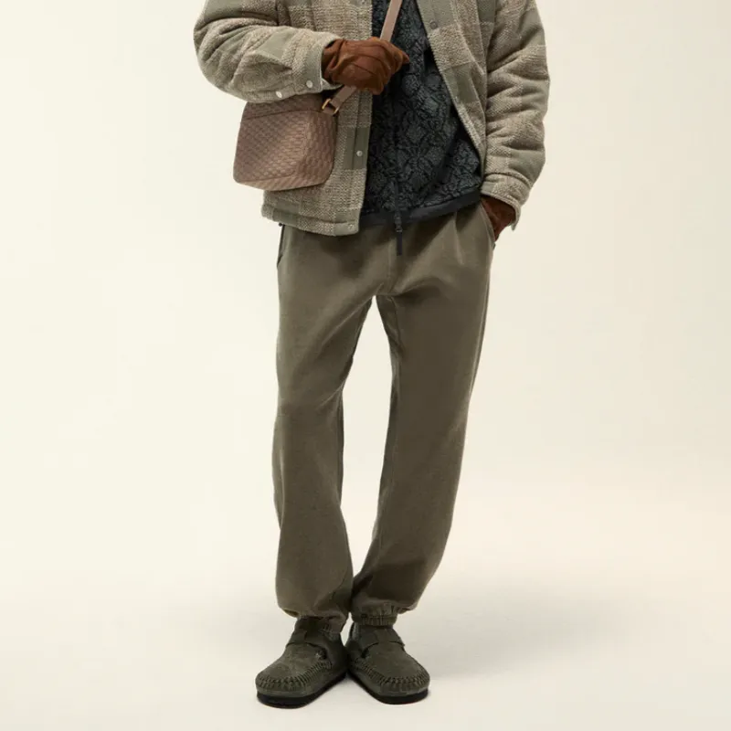 KITH Sueded French Terry Emmons Sweatpant-2