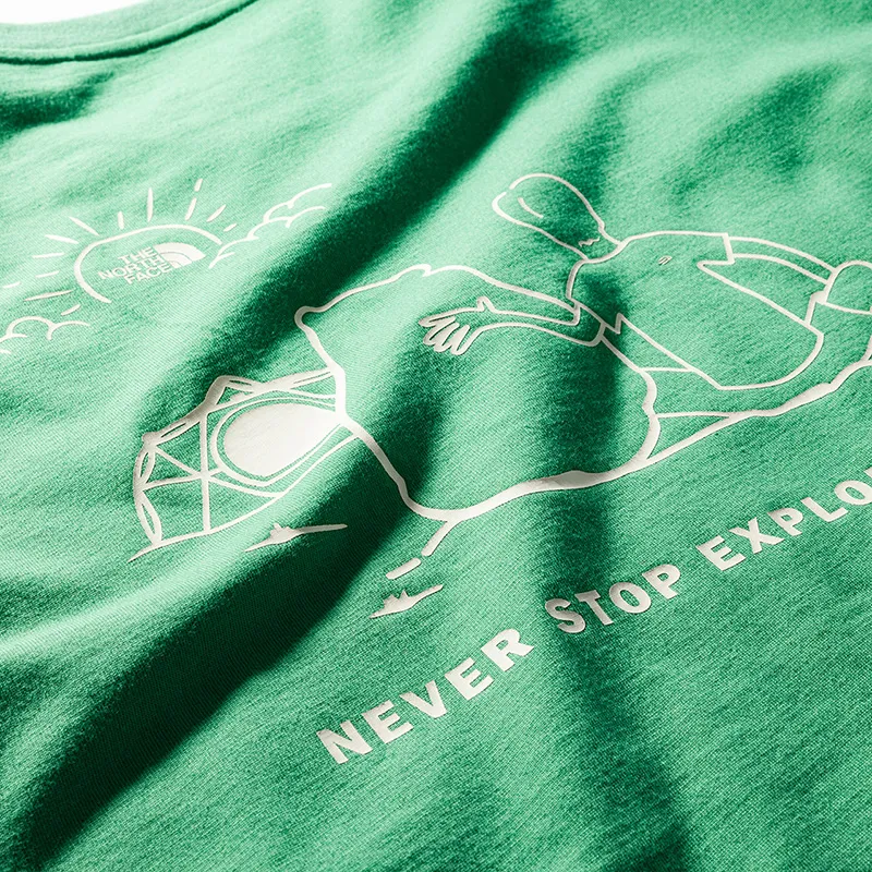 THE NORTH FACE Polar Bear Series T Shirt Unisex Green-2