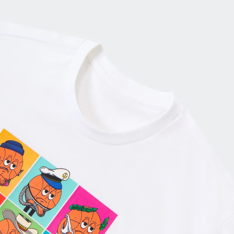 Adidas T Shirts Men White-2