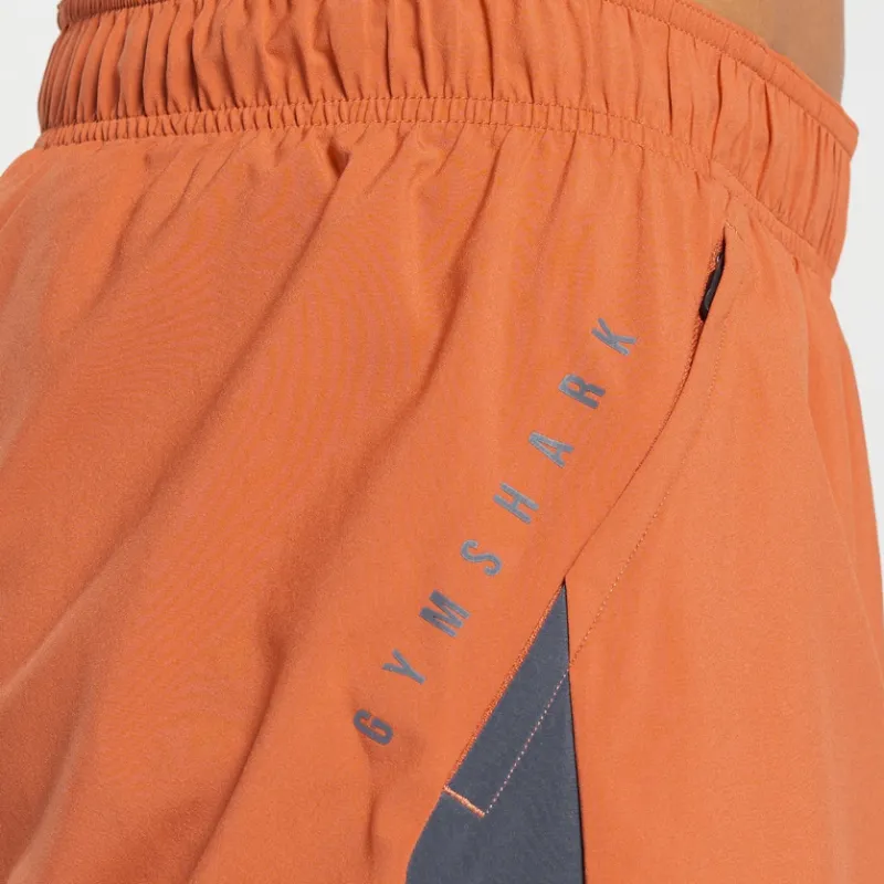 GYMSHARK SPORT 7' SHORTS Sports Shorts Men's Orange-3