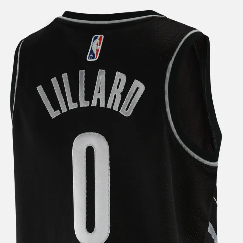 Nike Portland Trail Blazers D Lillard Swingman Jersey-3