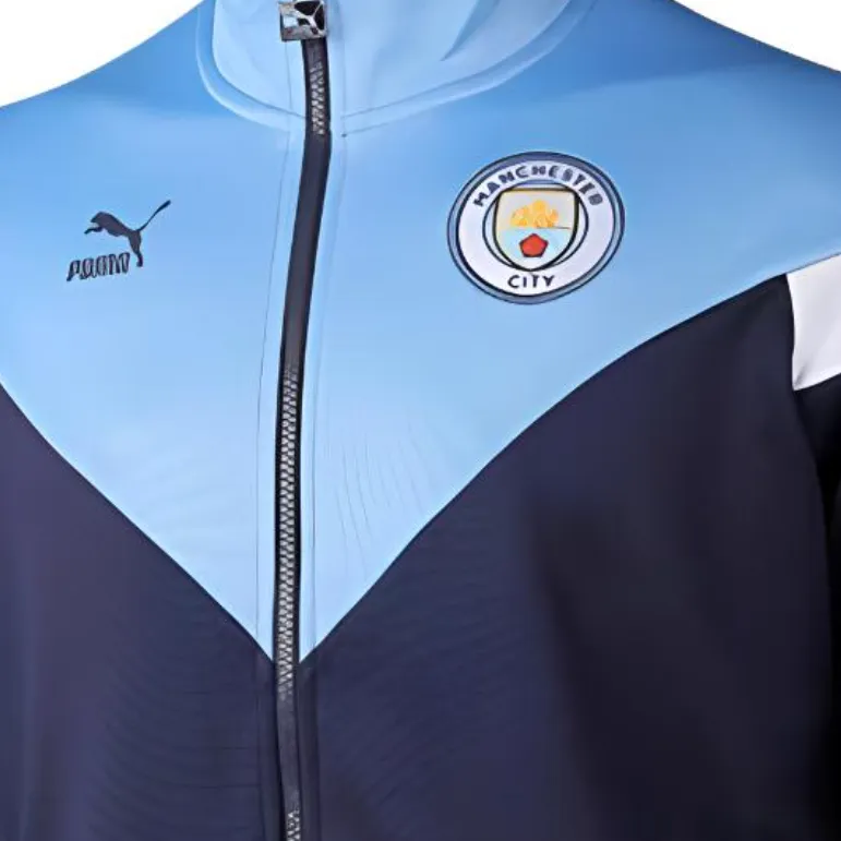 PUMA MCFC Jacket Men's Light Blue-4