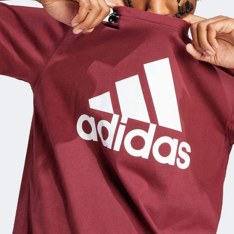 Adidas Essential T Shirts Men Dark Red-2