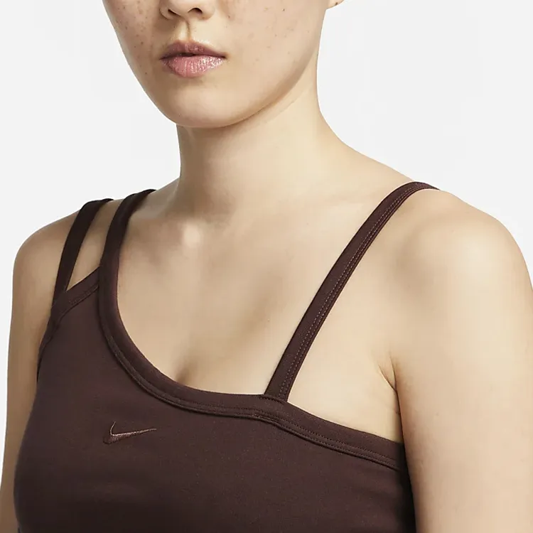 Nike Slip Dresses Women's Brown-3