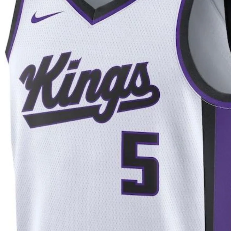 Nike De'Aaron Fox Sacramento Kings 2023/24 Association Edition Men's Nike Dri FIT Nba Swingman Jersey-2