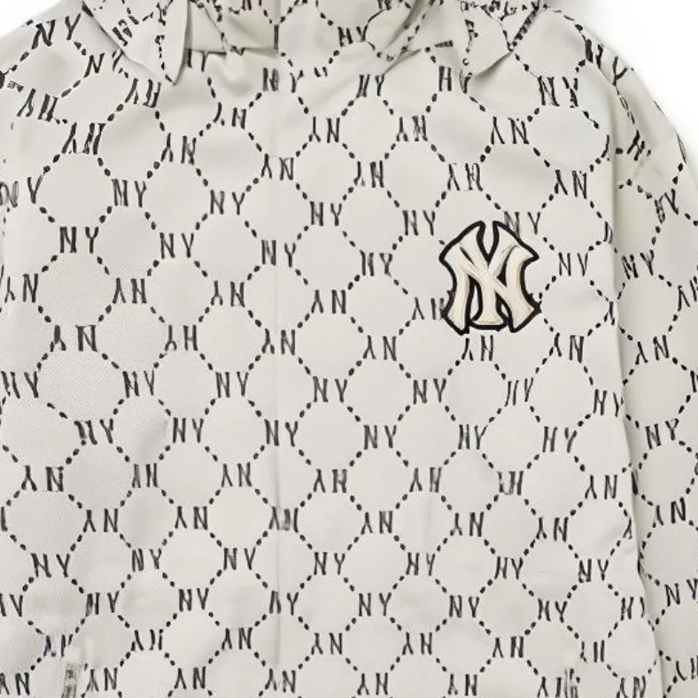 MLB New York Yankees Jackets Unisex Cream-2
