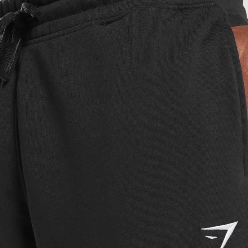 GYMSHARK CREST Collection Casual Pants Men's Black-4