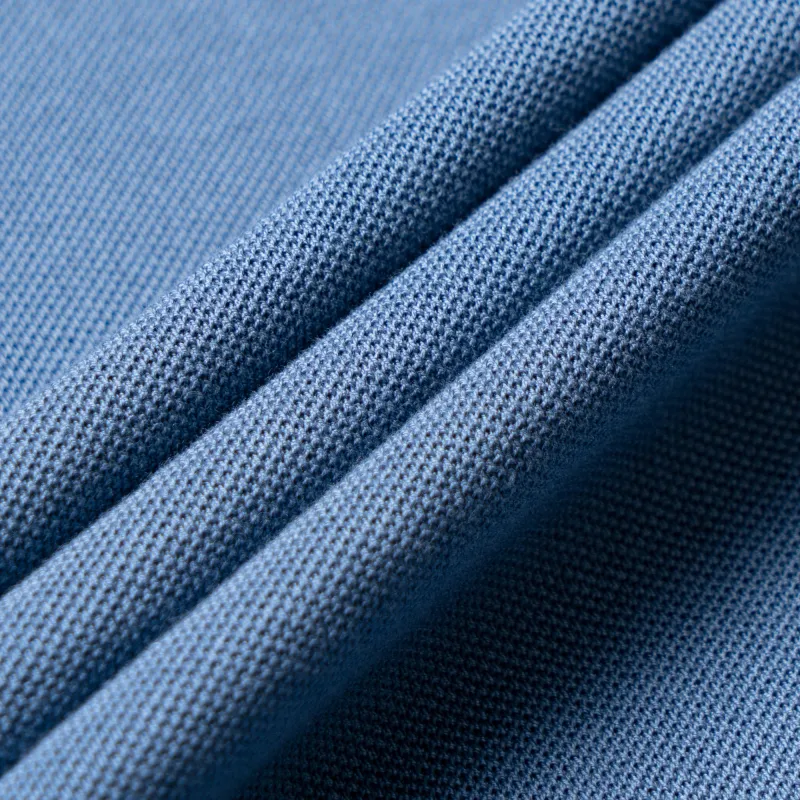 HERMES SS24 Polo Shirt Men's Light Gray Blue-11