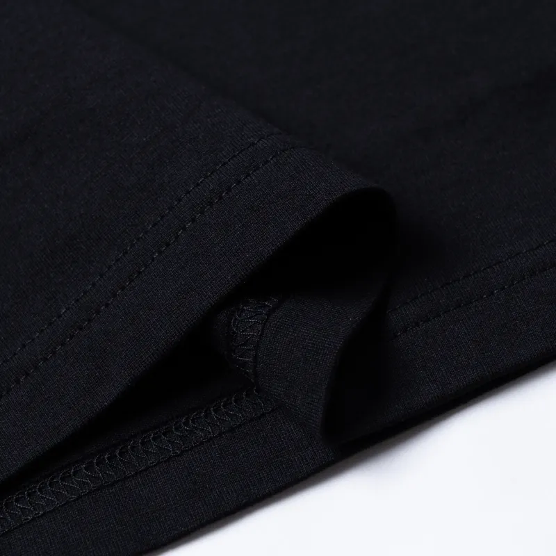 Burberry Stripe Trim Pocket Cotton T shirt-16