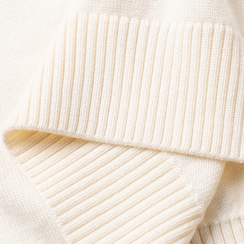 CELINE Triomphe V neck Sweater In Striped Wool-7