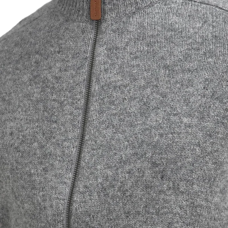 BARBOUR Talder Zip-Up Knit Sweater-6