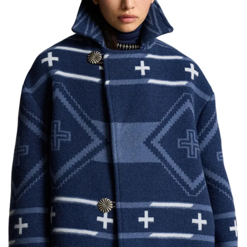 Polo Ralph Lauren x X Naiomi Glasses FW24 Coats Women's Indigo-3