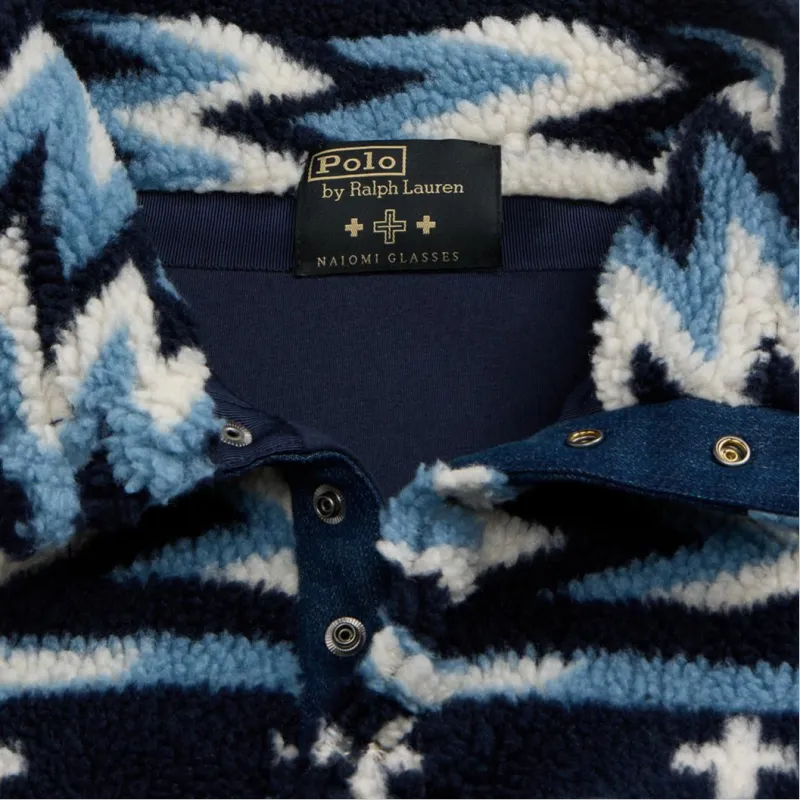 Polo Ralph Lauren x Naiomi Glasses FW24 Velvet-feel Coat Unisex Multicolor-6