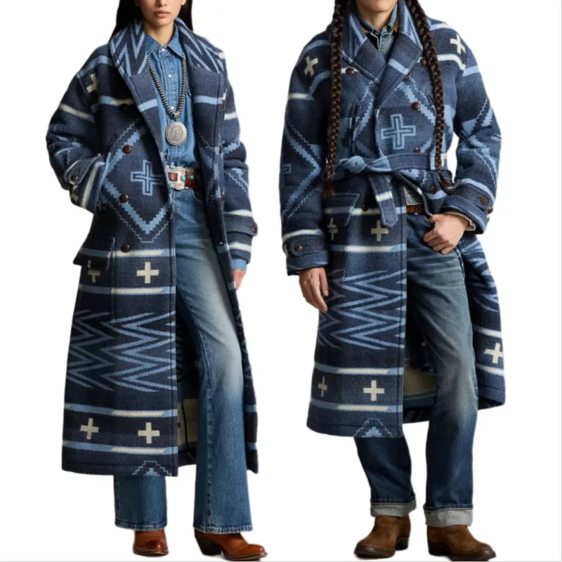 Polo Ralph Lauren x Naiomi Glasses FW24 Coats Unisex Indigo-1
