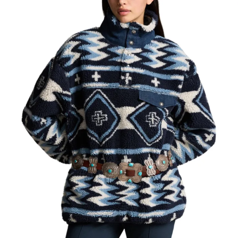 Polo Ralph Lauren x Naiomi Glasses FW24 Velvet-feel Coat Unisex Multicolor-1