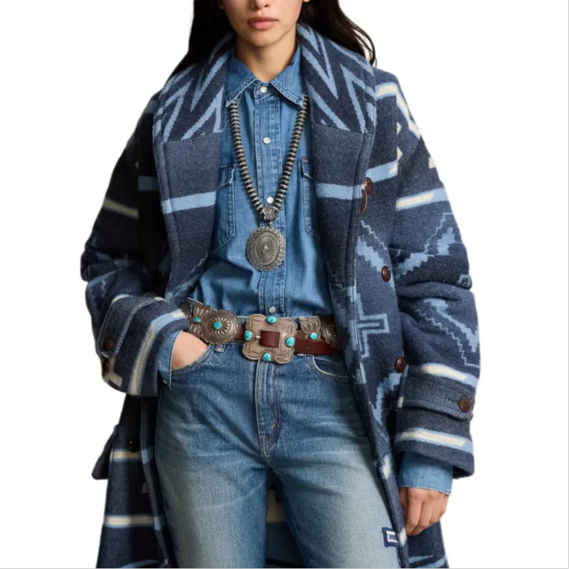 Polo Ralph Lauren x Naiomi Glasses FW24 Coats Unisex Indigo-3