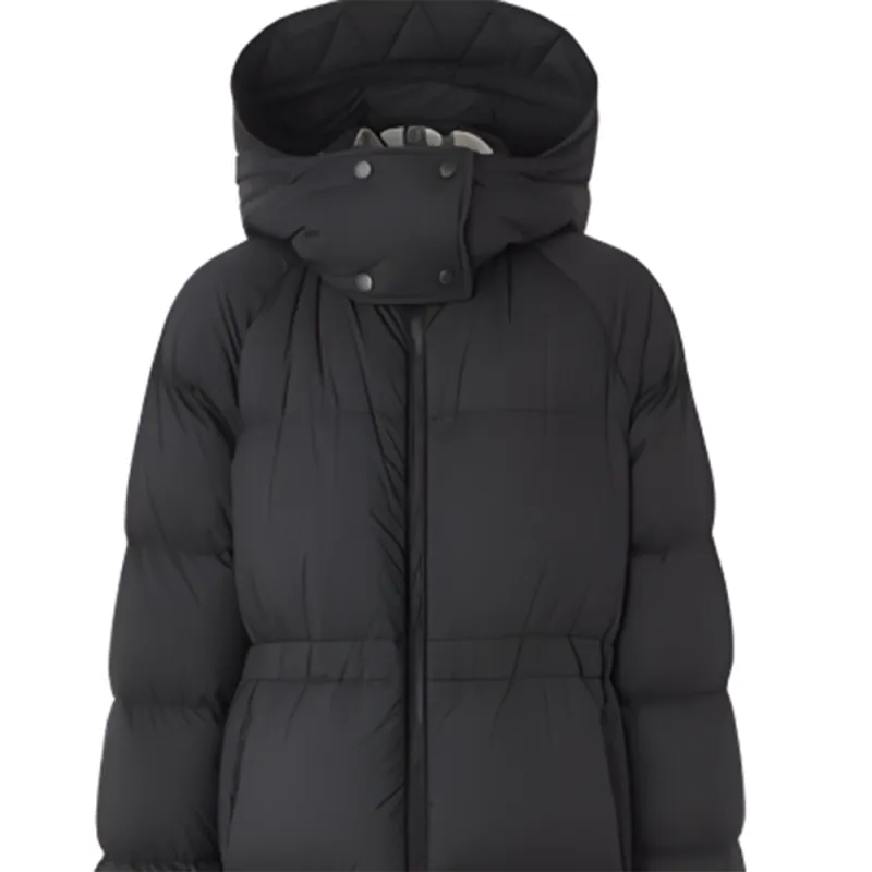 Burberry Down Jacket Women's Black-5