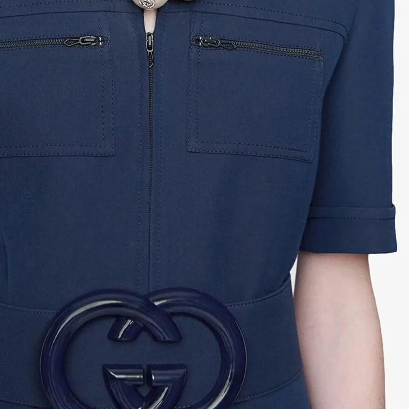 GUCCI Jumpsuits Women's Blue-1
