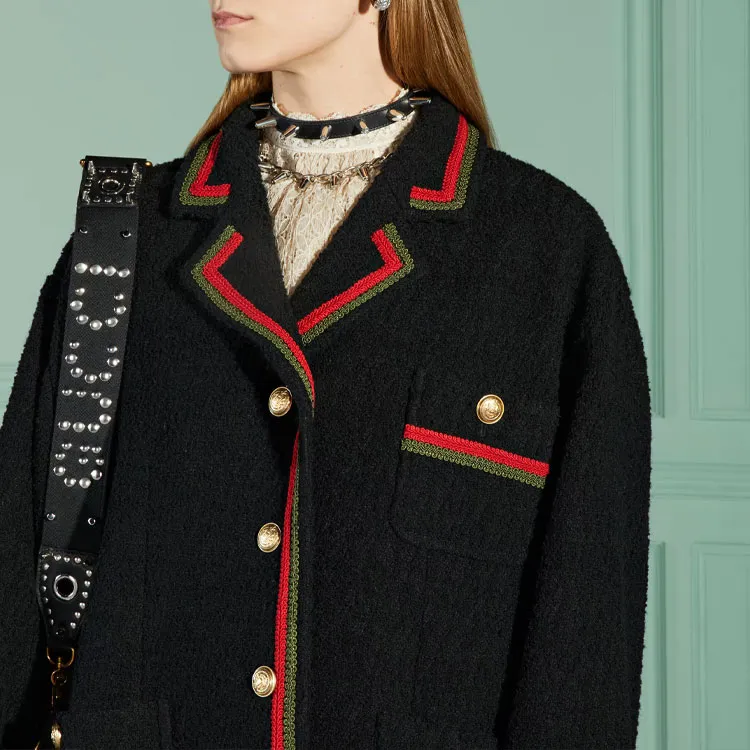 GUCCI Coats Women's Black-1