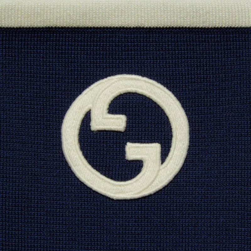 GUCCI Gg Logo Embroidered V-Neck Cardigan Dress-5