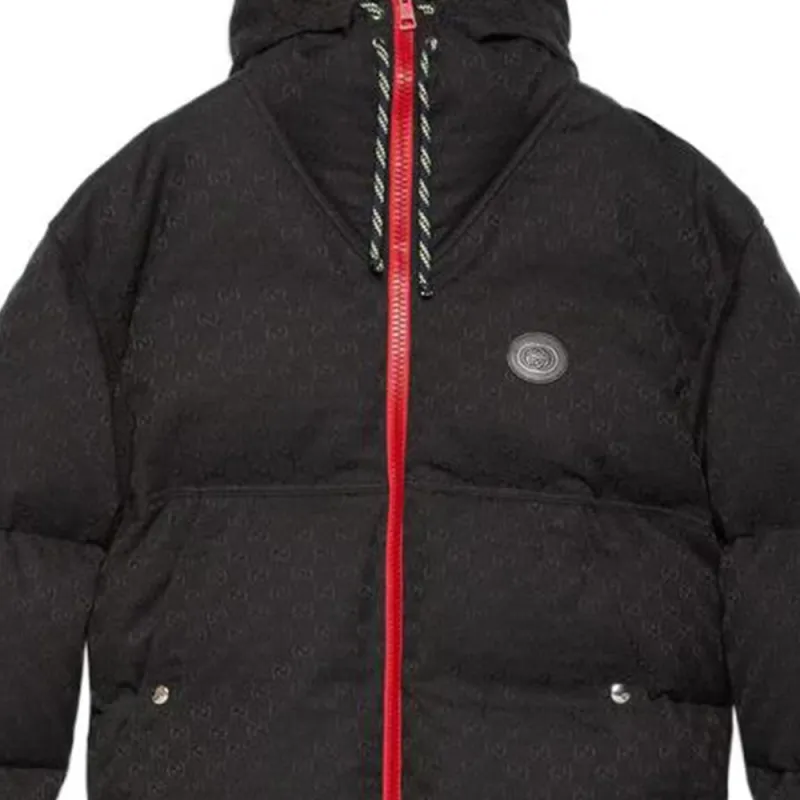 GUCCI Gg Cotton Canvas Puffer Jacket-2