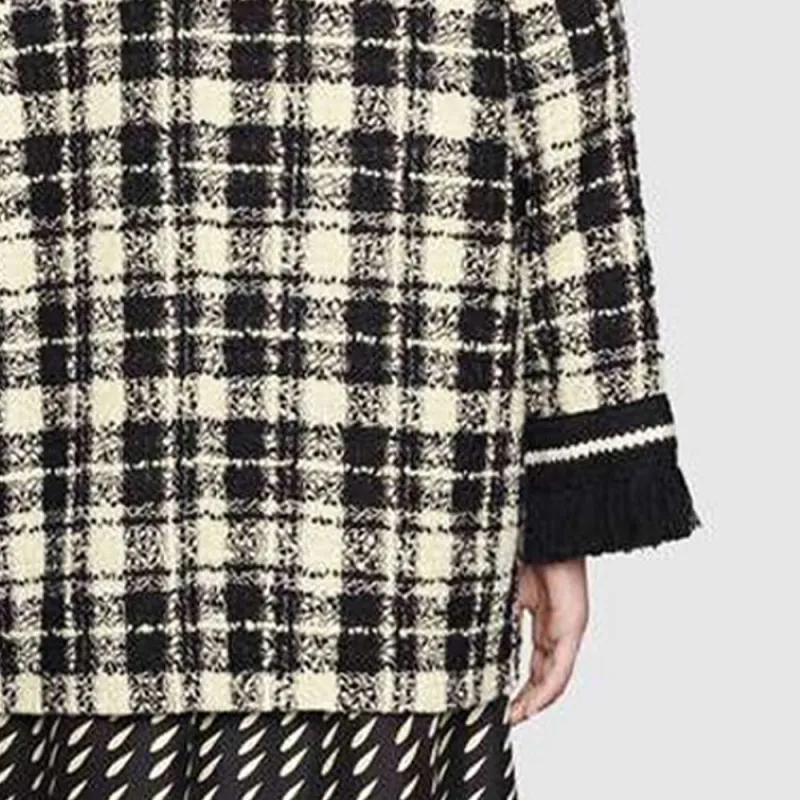 GUCCI Tweed Long sleeve Coatigan-1