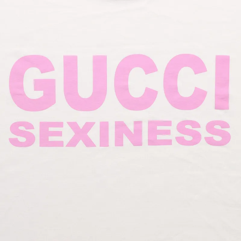 GUCCI Sexiness Print T shirt-4